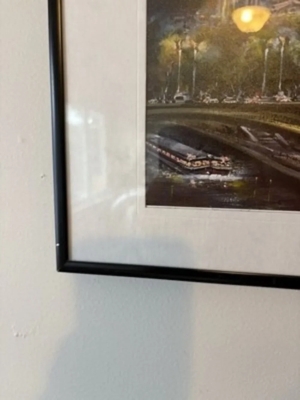 Paris La Liberte Taus La Lumi Print French Artist Maurice Legendre Black Frame - Picture 5 of 7